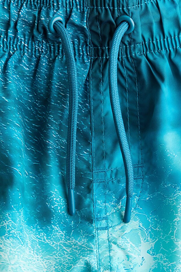 Baskılı Şort Mayo - 2