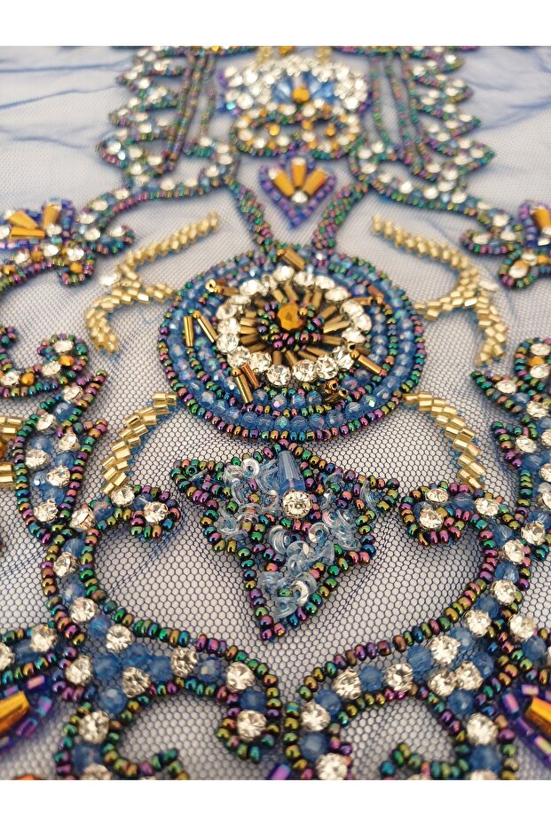 Indian/Lavi Embroidery, Applique Work, Traditional Handcrafted Kasara Embroidery