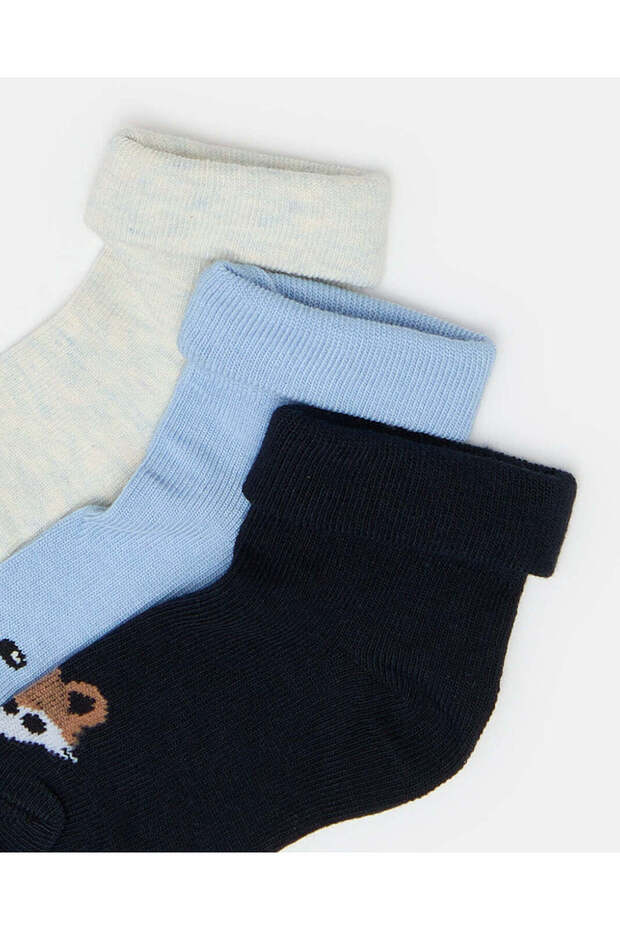جوارب أطفال أولاد متنوعة متعددة العبوة - 3