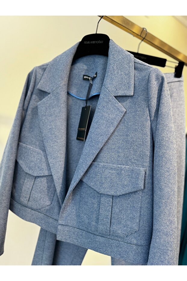 Yün Kısa Ceket - 3