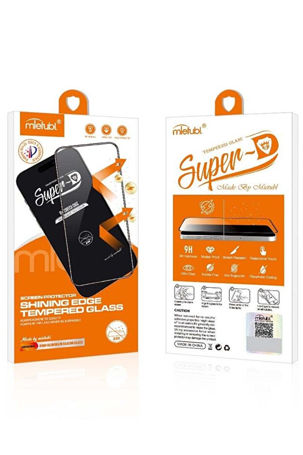 Apple iPhone 13 Pro Max and iPhone 14 Plus Super D Premium Tempered Glass Screen Protector