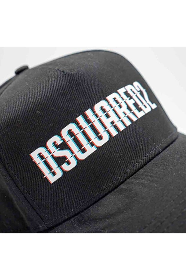 DSQUARED2 Baseball Glitch Logo Cap - 2