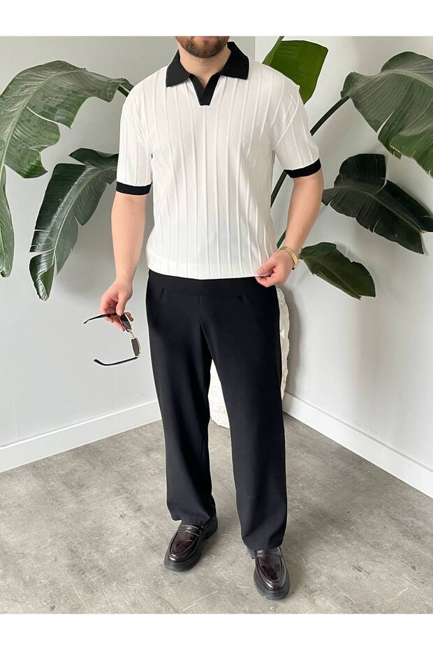 Triko Polo Yaka T-SHİRT - 3