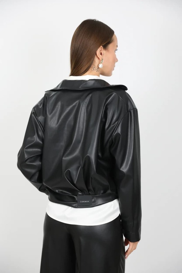 سترة جلدية بومبر - 2