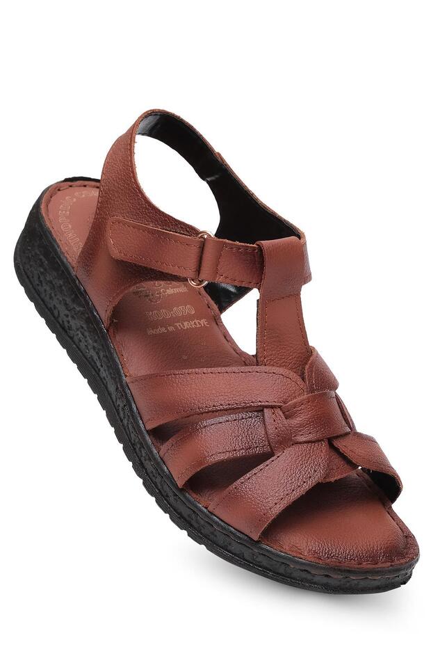 Genuine Leather Orthopedic Women's Mother Sandals Shoes Zckmk 660