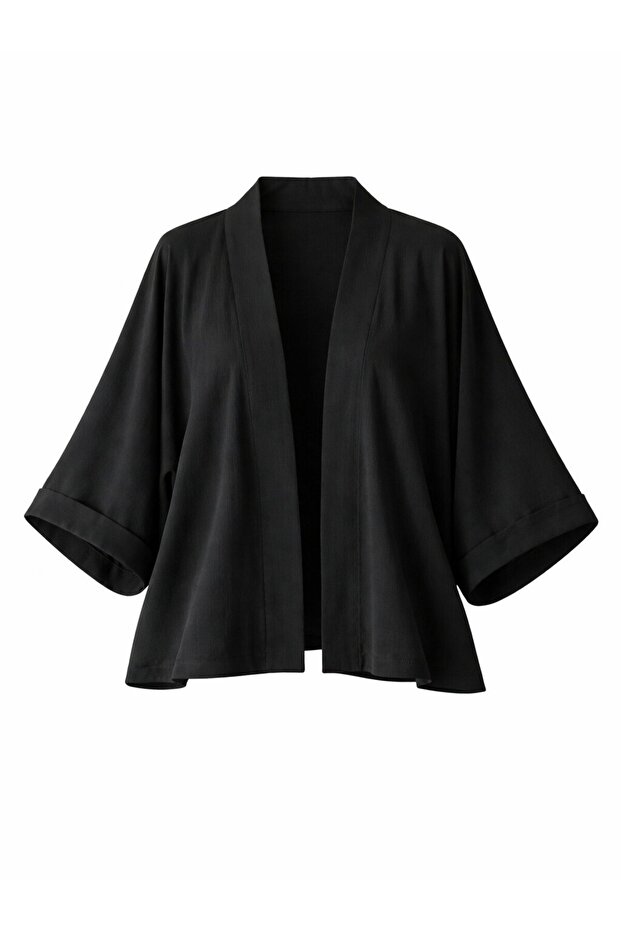 Design Boho Mini Kimono Women Black