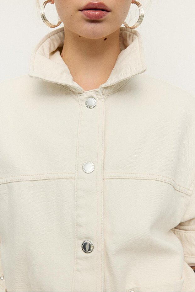 سترة بجيوب رقعة - 4