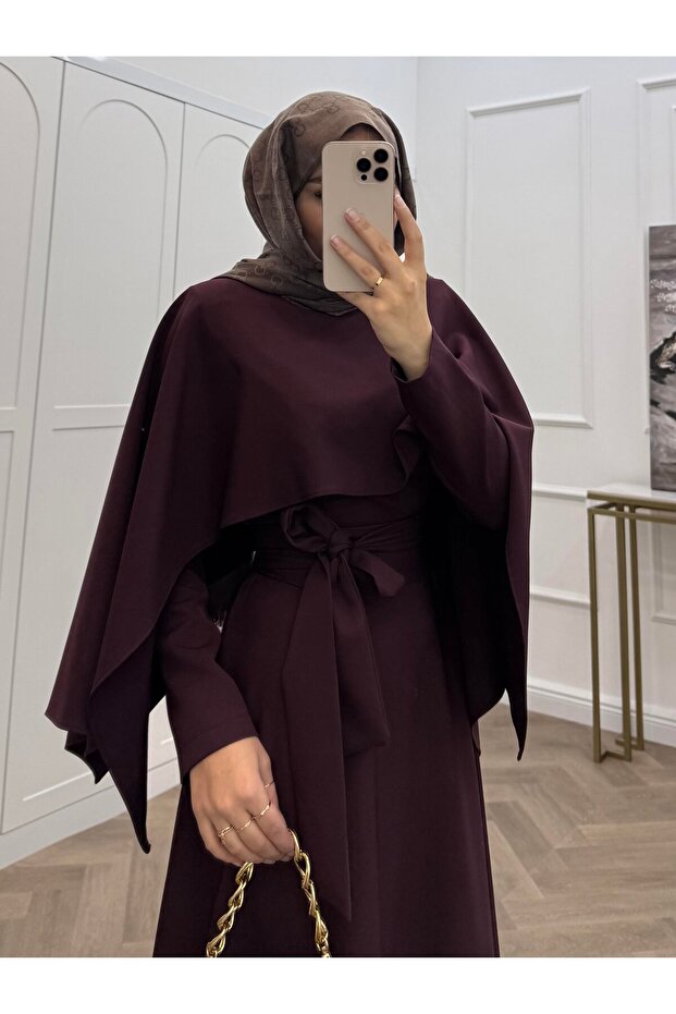 PELERİNLİ ELBİSE - 2