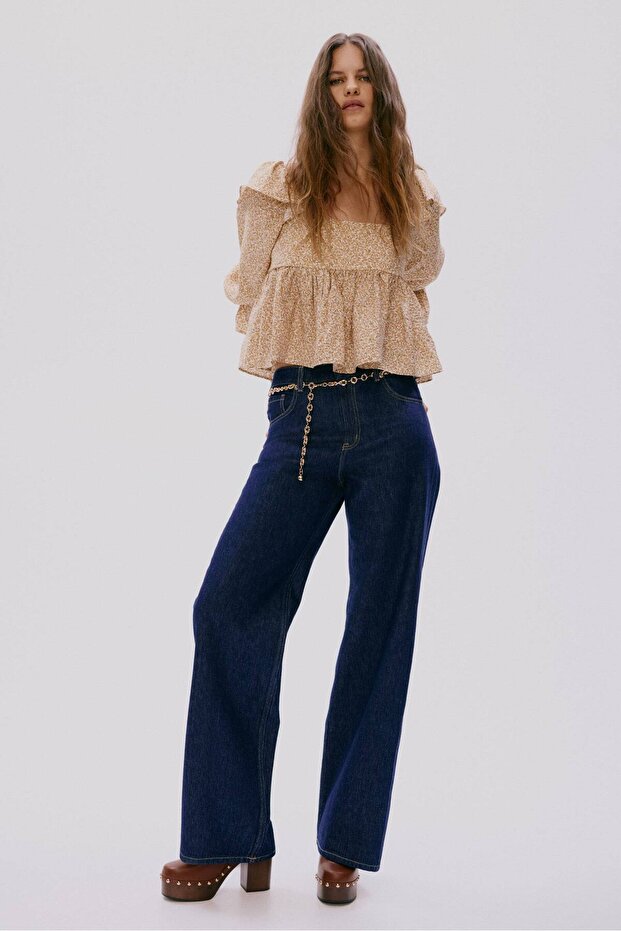 Wide High Jeans - 1