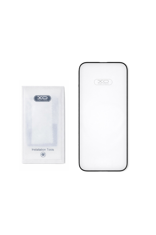 واقي شاشة من الزجاج المقوى الفاخر متوافق مع iPhone 16 Pro Max - غطاء شاشة كامل لا يترك بصمات الأصابع