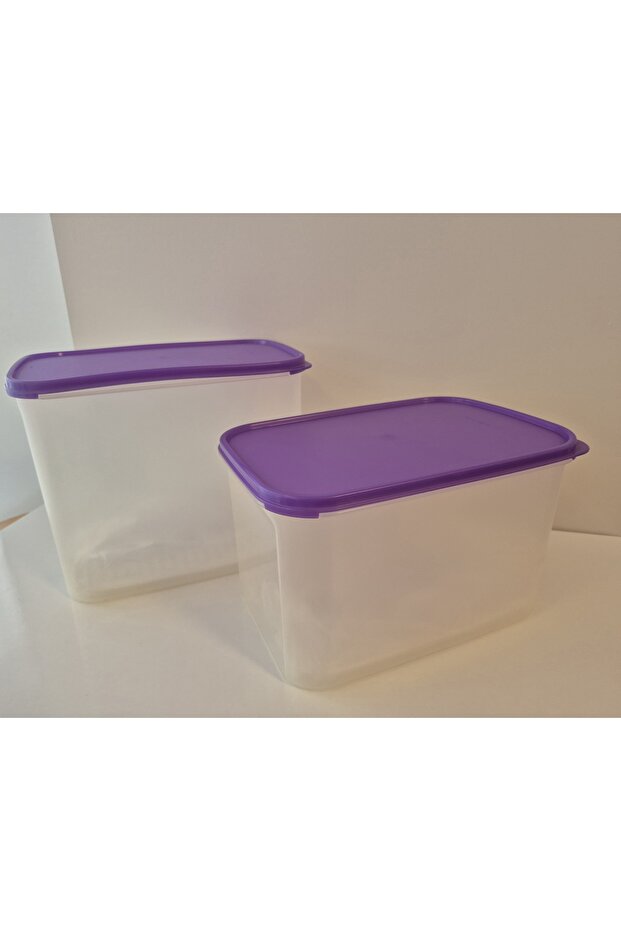 حاوية تخزين معيارية مكونة من قطعتين بحجم كبير مع شبكة - 2