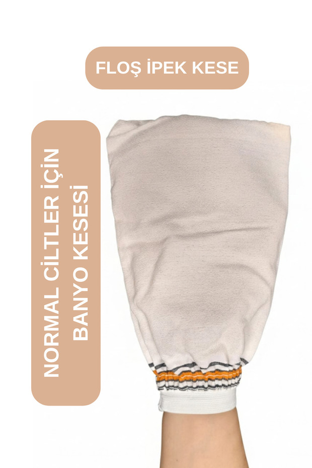 Elastic Bath Shower Scrubbing Glove Exfoliating Glove Floş Silk for Normal Skin 1 Piece