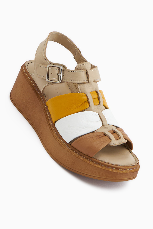 Larisa Genuine Leather Mink Women's Sandals