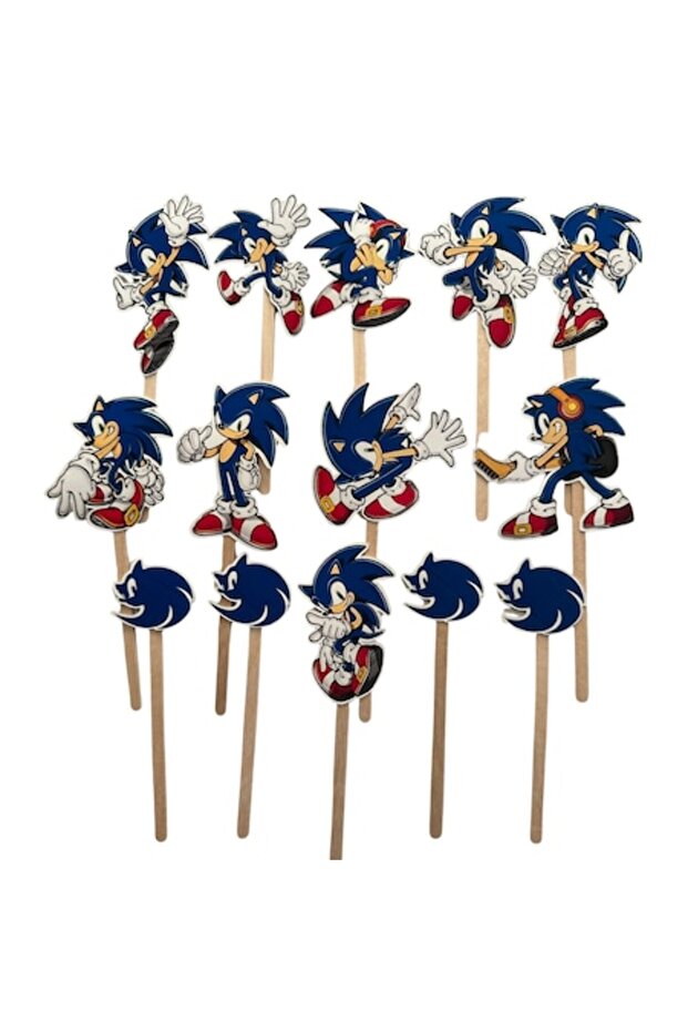 Sonic Cake Toppers Set - 1