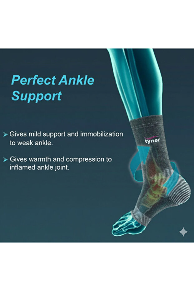 Anklet Comfeel D 25/ Medium Size ( تاينور مشد الكاحل كومفيل مقاس وسط D 25 ) - 2