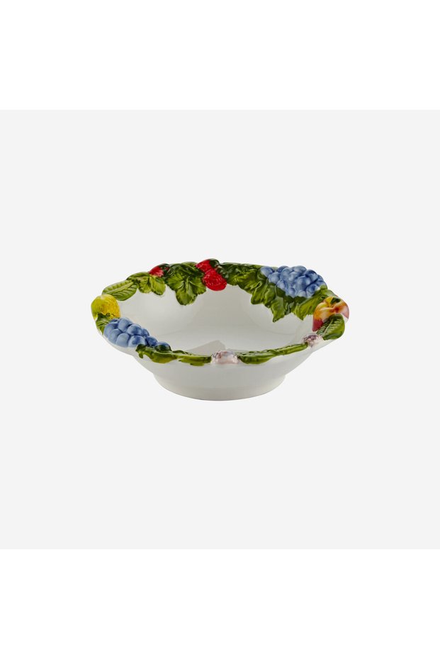 Italy White Ceramic Bowl 16 cm