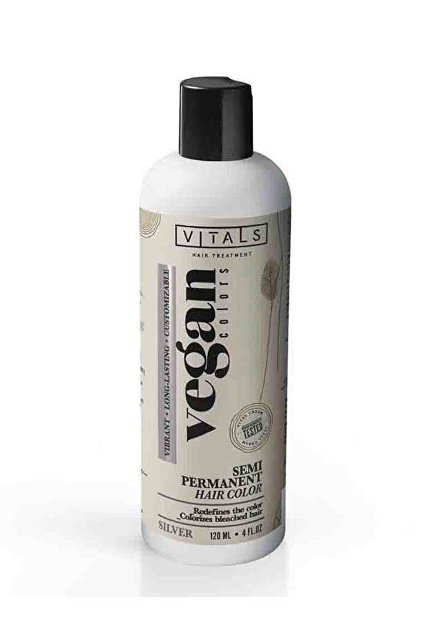 صبغة ڤيغان كلر ڤيتالز, 120مل, سلفر - 2