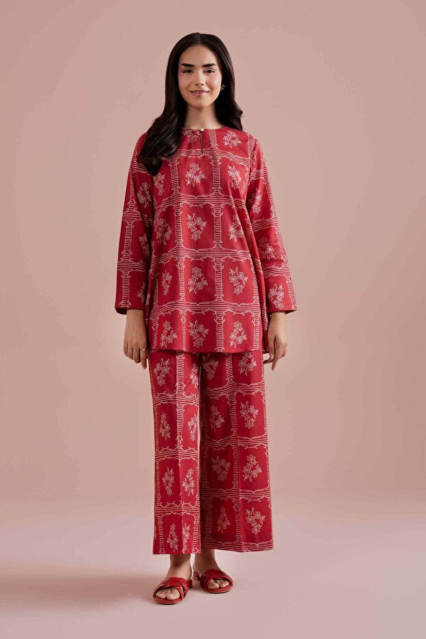 2 Piece - Printed Suit - PE 26-193
