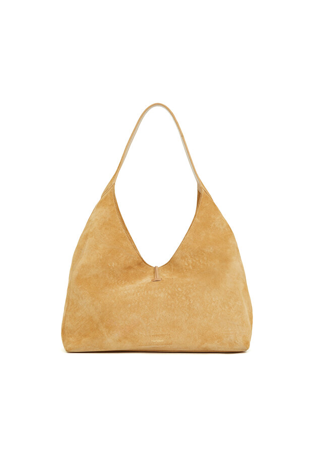 Hardal Kadın Süet Çanta - 4