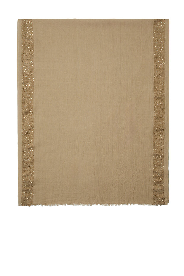 Vizon Kadın Lureksli Şal - 2