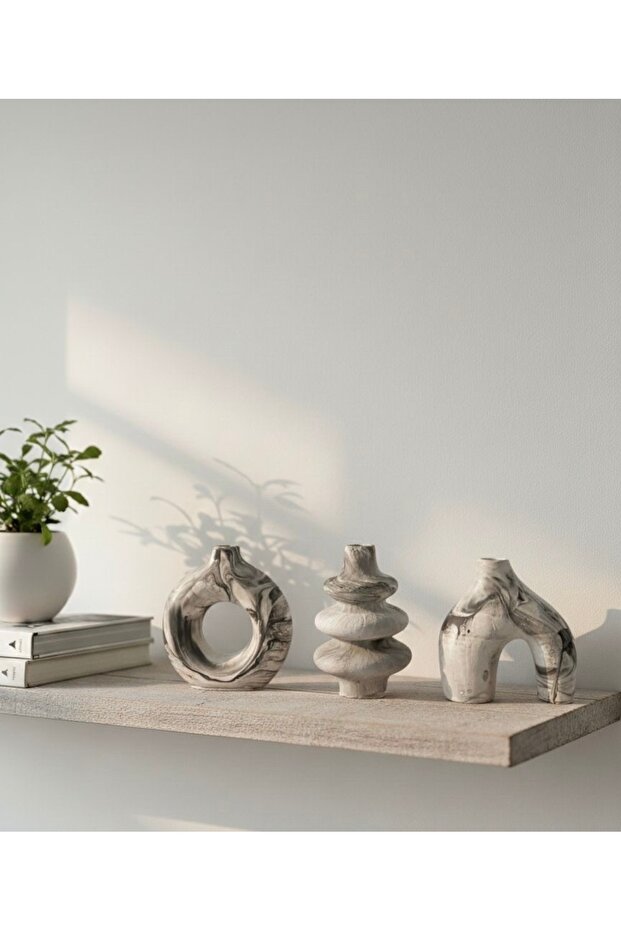 3 lü İskandinav Vazo Seti - 2