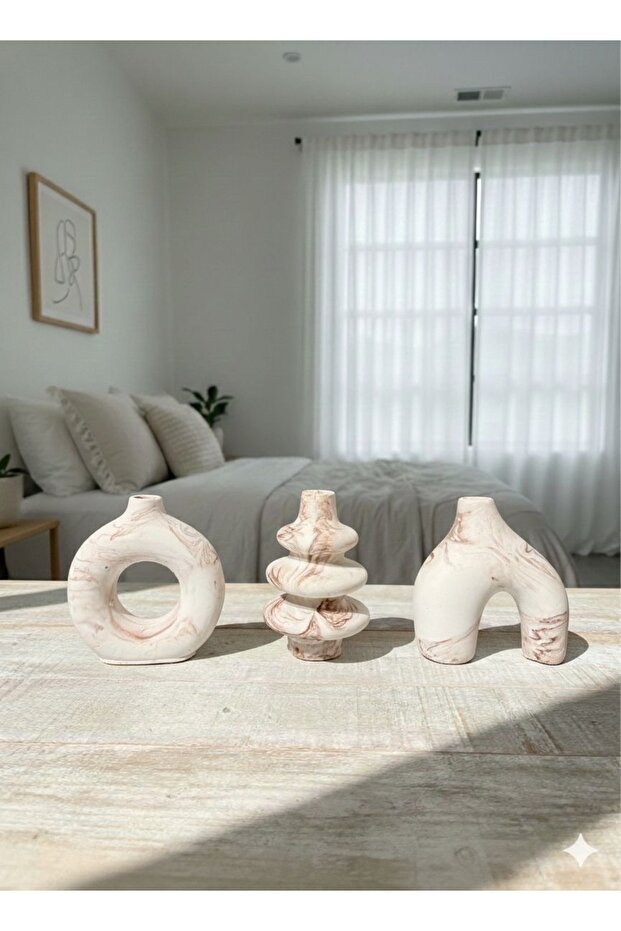 3 lü İskandinav Vazo Seti - 2