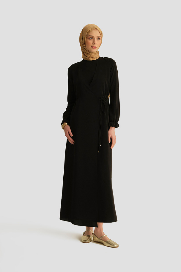 Anvelop Elbise Siyah - 2