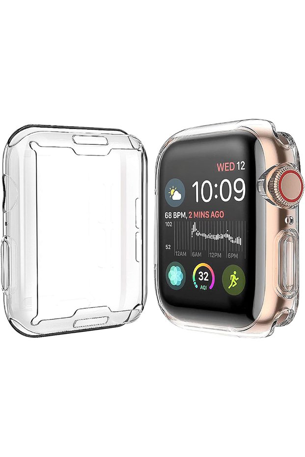 46mm Clear Transparent Silicone Case Cover For Watch Series 10 Ultra 2 SE Ultra2 46MM 42MM 49MM 45M