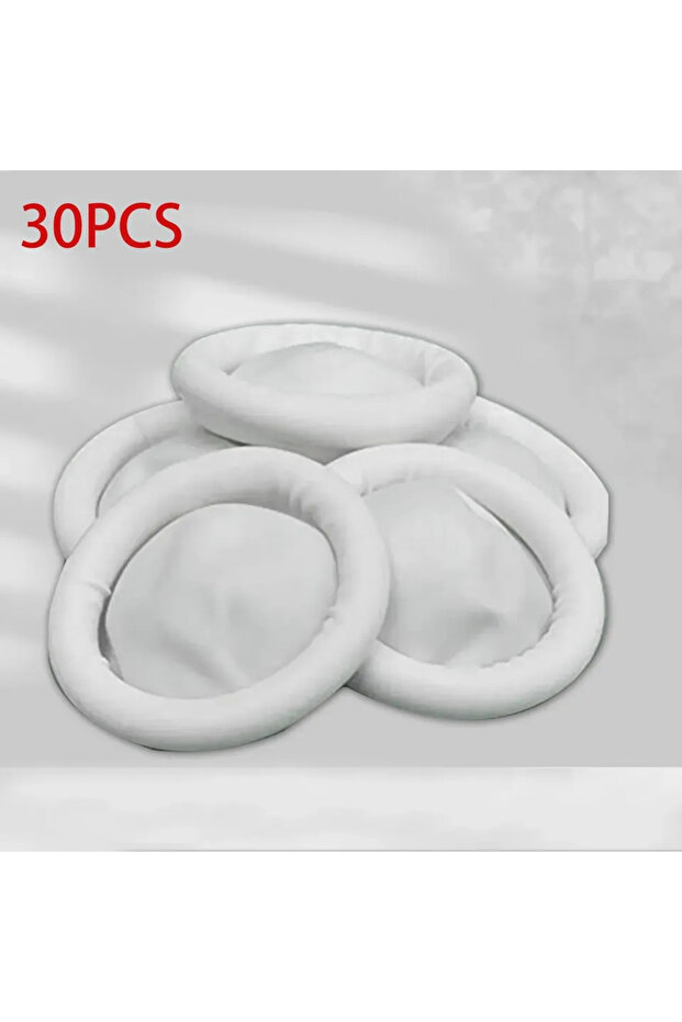 White 30PCS Sterile Disposable Powder Free Industrial Electronic Latex Fingertips Protector Gloves