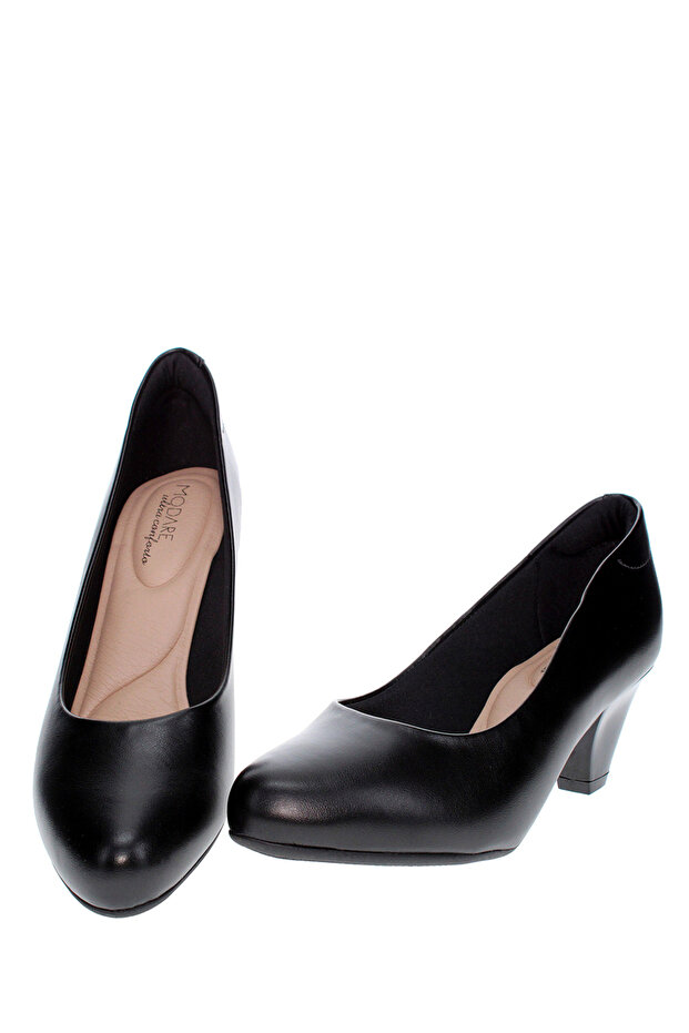 حذاء بكعب سميك سهل الارتداء - 2