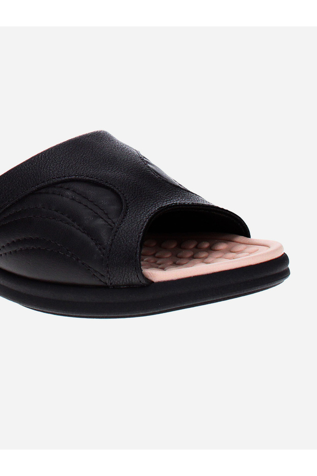 Slip-On Open Toe Flat Sandals - 5