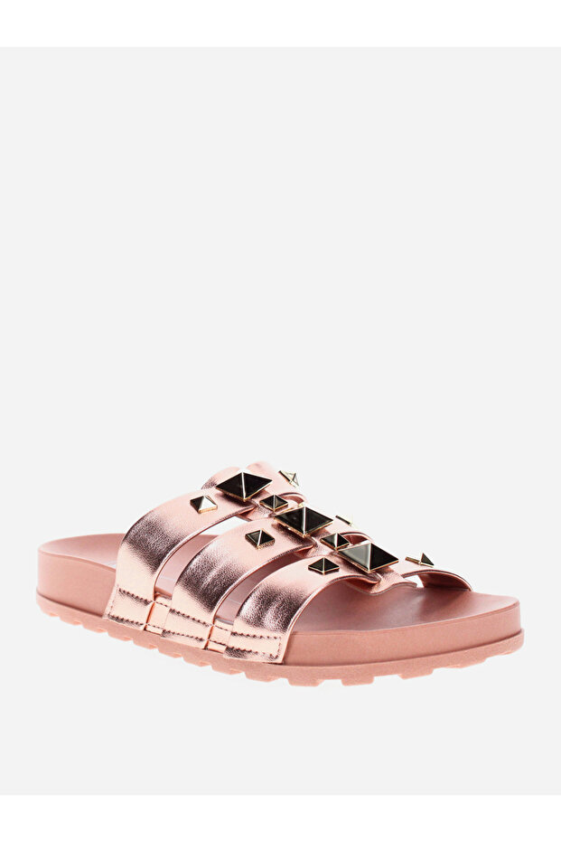 صندل مسطح مزين بمقدمة مفتوحة - 1