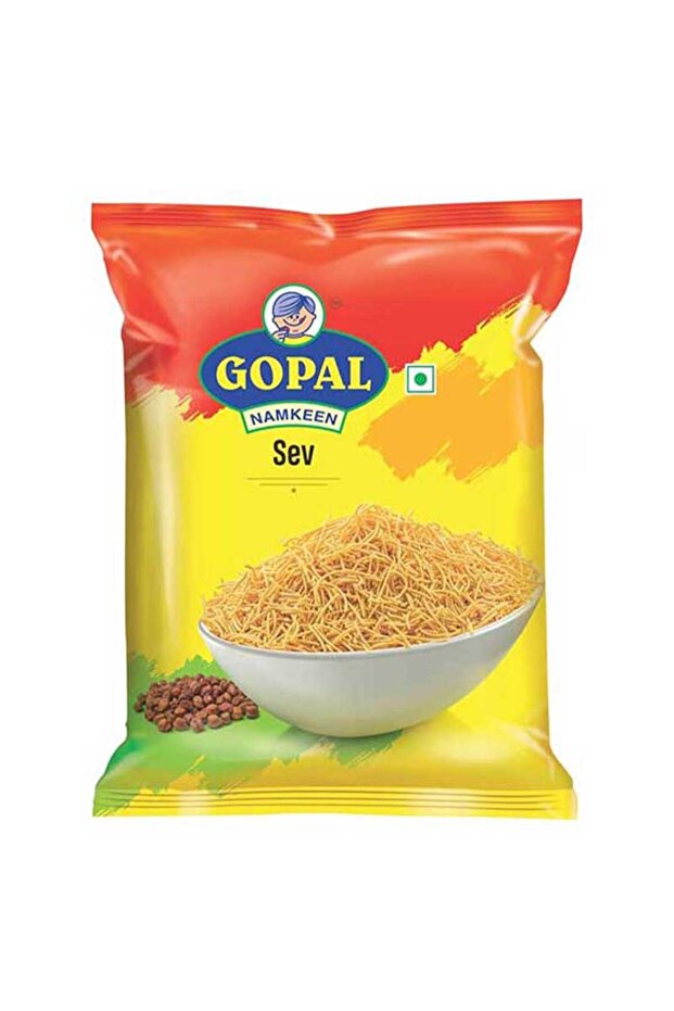 Classic Gram Flour Fried Sev Thick Crunchy Strings (250g)