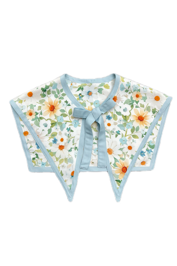 Patterned Collar Scarf - Collar - 2