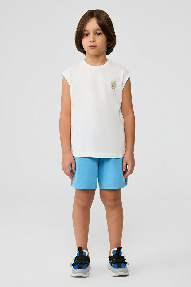 Boy White Undershirt