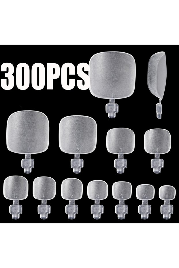 Beige 30/150/300/600pcs Soft Gel X Toe Nail Tips Short Square Matte Toe Nails Full Cover Fake Toenai