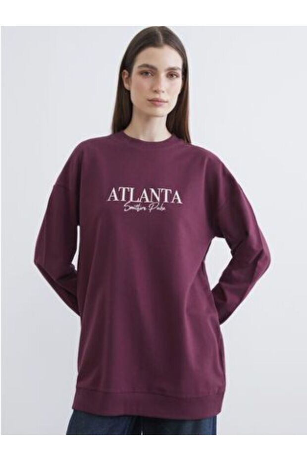 Atlanta Printed Women's Sweatshirt Tunic