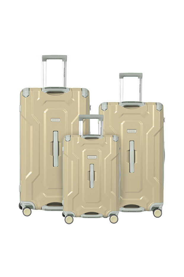 3-Piece Trunk Hard Luggage Set + 2-Year