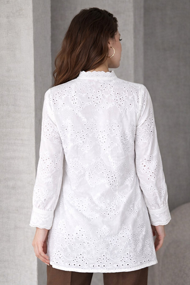 Fisto Gömlek A2001 Beyaz - 4