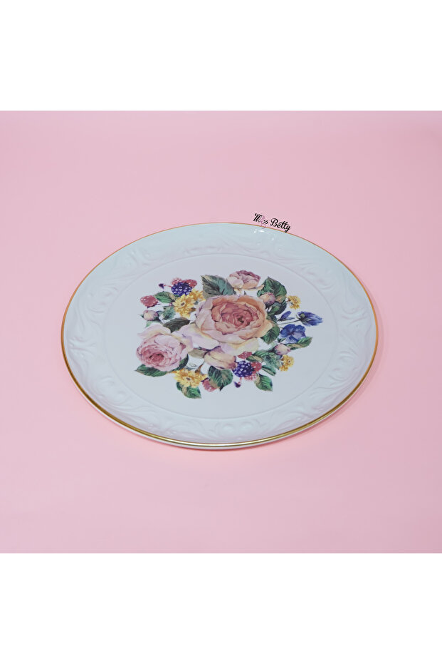 Rose Deluxe Porcelain Presentation Plate 30 cm