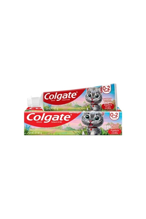 Strawberry Flavored Toothpaste for 0-2 Years, Colgate, 50 ml
