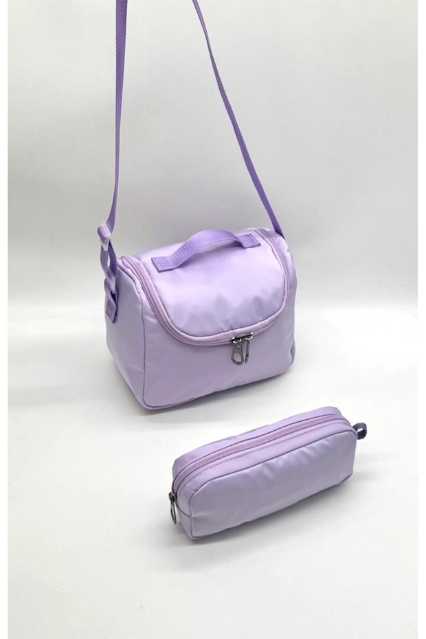 Classic Plain Satin Fabric Elementary School Backpack Elementary School Simple Backpack Primary School Backpack - 7