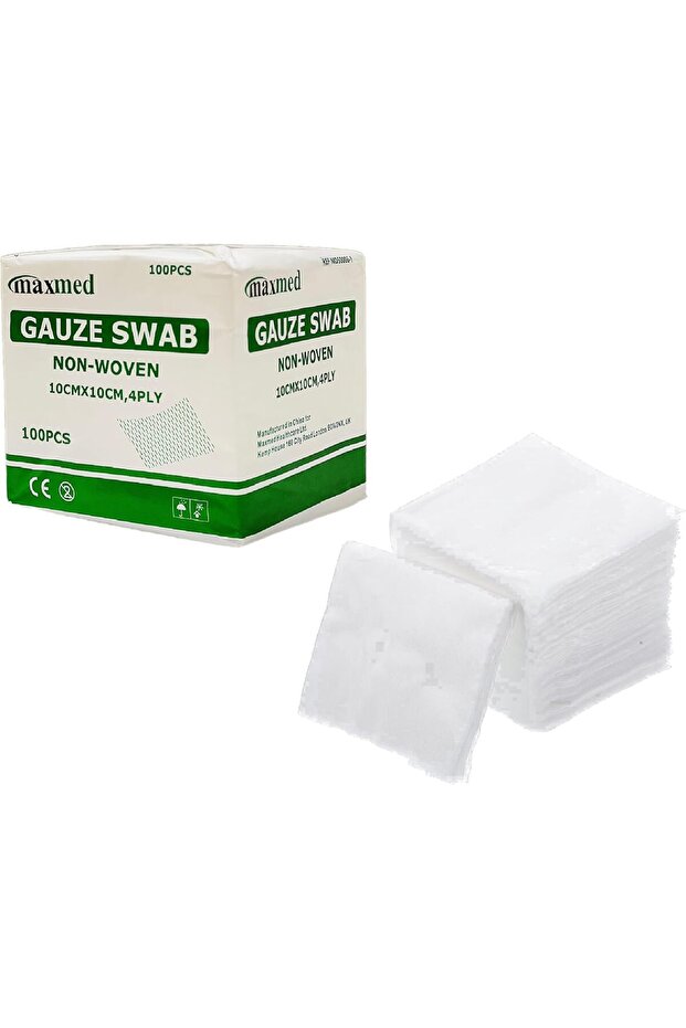 Non-Woven Gauze 10Cm X | Non Sterile| Highly Absorbent Non- Woven Wipes Makeup Remover Pads 4X4 Inch