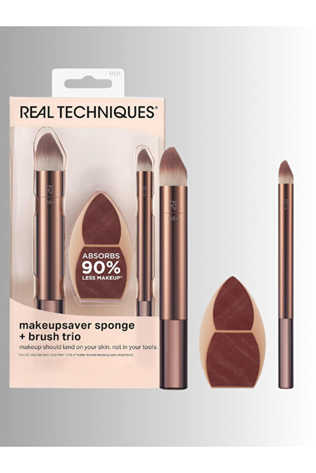 مجموعة ريل تك ميك أب سيفر من الإسفنج والفرش - 1