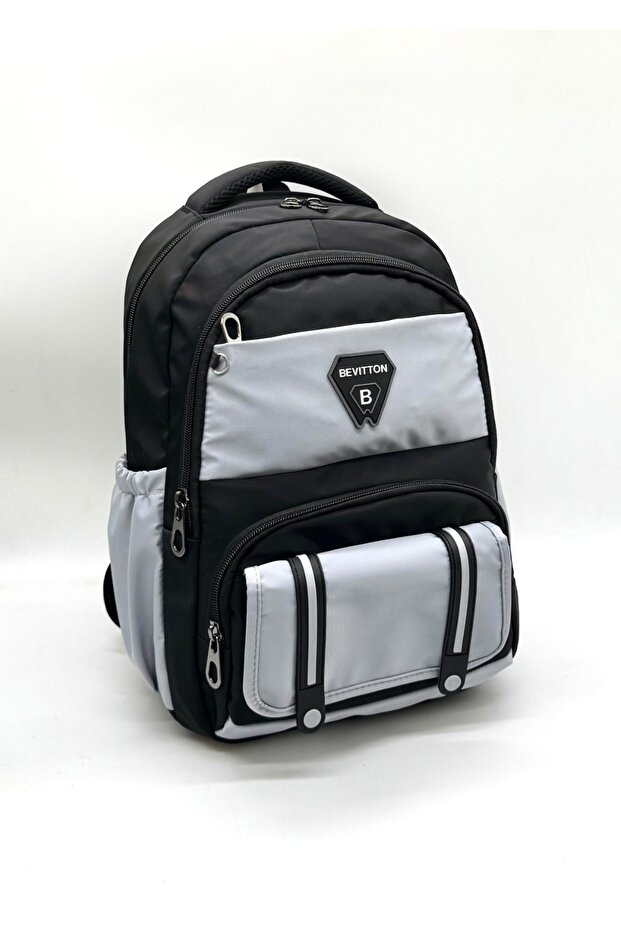 حقيبة ظهر مدرسية ساتان ساد مقاوم للماء من فئة S حقيبة ظهر للمدرسة الابتدائية - 2