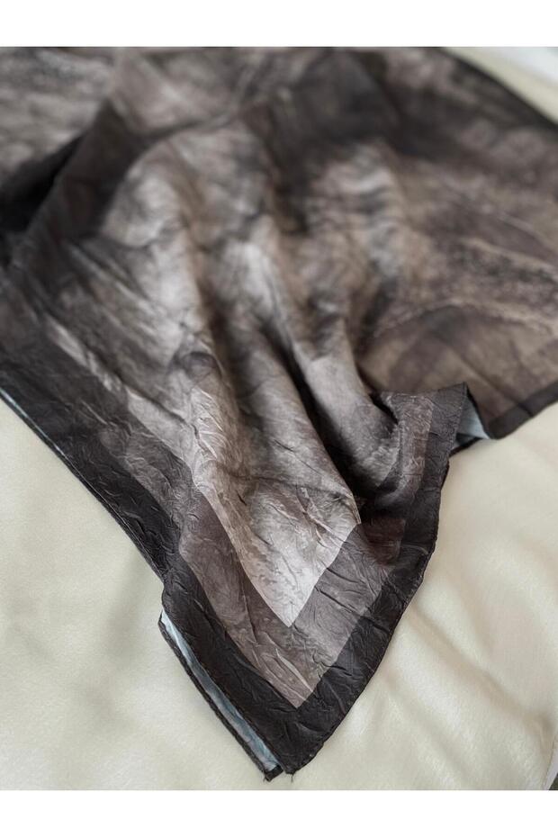 Bambu kraş desenli soft şal - 4