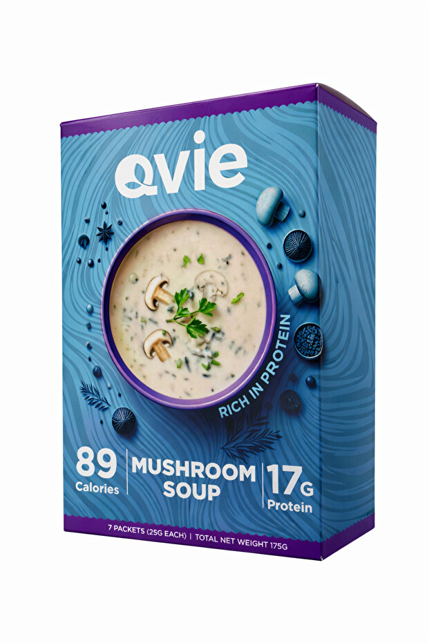 QVIE High -Protein Mushroom Soup 7x25g