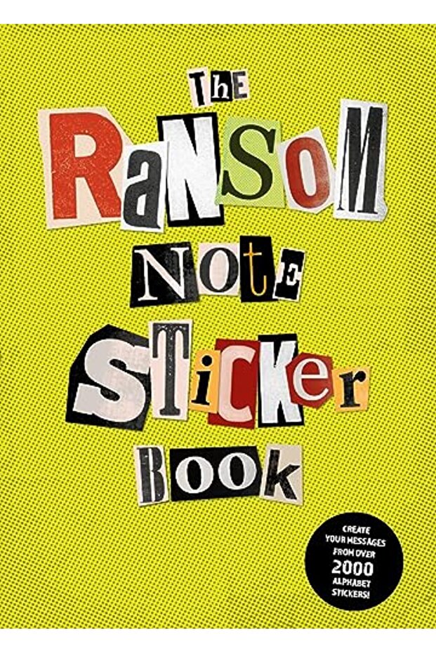Ransom Note Sticker Book