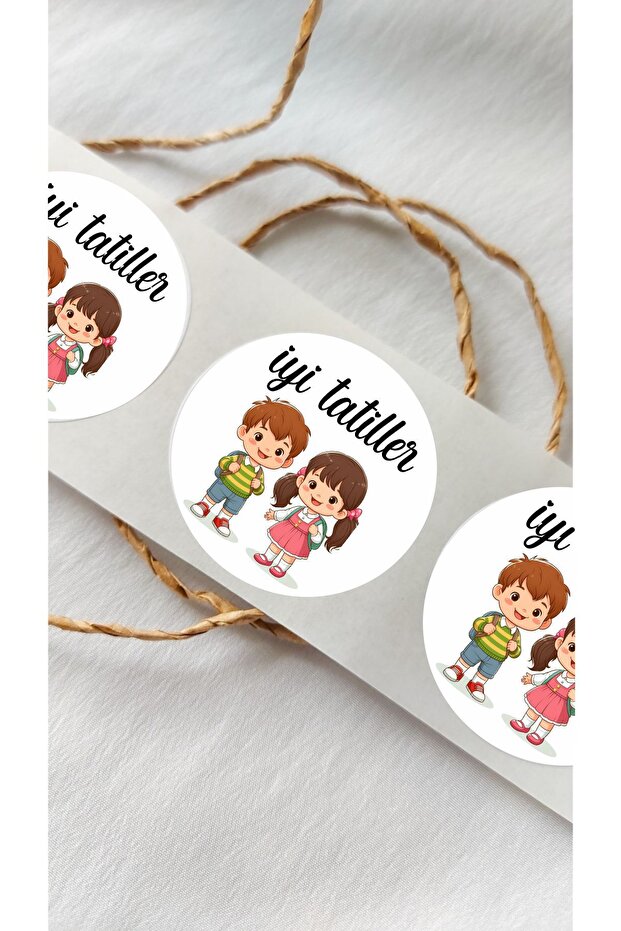 Happy Holidays Children's Themed Stickers 24 Pieces, Teacher Label School Gift