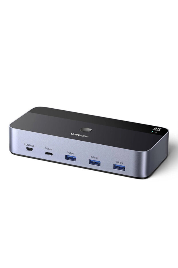 USB Switch Adapter, DP, Type-C Ugreen, Gray, 5Gbps - 2